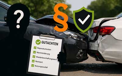 Wer zahlt das Gutachten nach dem Unfall?