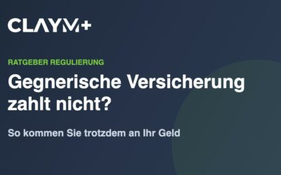 Gegnerische Versicherung zahlt nicht: Was Sie jetzt tun können