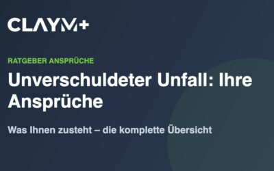Unverschuldeter Unfall: Was steht mir zu? Alle Ansprüche